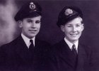 Don Greaves-Left and Don Goode - last term 1944.jpg